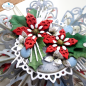 Preview: Elisabeth Craft Designs, Joyous Christmas Dies Lace Flowers