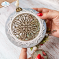 Preview: Elisabeth Craft Designs, Joyous Christmas Dies Joyous Ornament Round