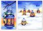 Preview: Studiolight, Stempel Cozy lanterns Let it snow nr.266