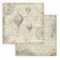 Preview: Stamperia, Voyages Fantastiques Backgrounds 8x8 Inch Paper Pack