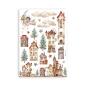 Preview: Stamperia, Gear up for Christmas Clear Stamps Cozy Houses