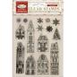 Preview: Stamperia, Gear up for Christmas Clear Stamps Cozy Houses