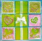 Preview: Crafters Companion, Stanzschablonen Create a card Heart Patchwork