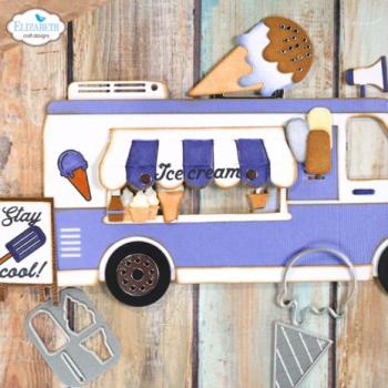 Elizabeth Craft Designs, Food Truck Accessories Dies