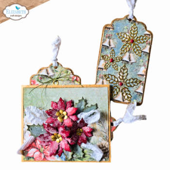 Elisabeth Craft Designs, Joyous Christmas Dies Lace Flowers