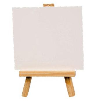 Stafil, Mini Easel/canvas panel incl. Malplatte 10 x 10 cm