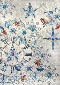 Ciao Bella, Elegance of Blue A4 Deluxe Paper Silver