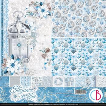 Ciao Bella, Elegance of Blue 12x12 Inch Patterns Pad