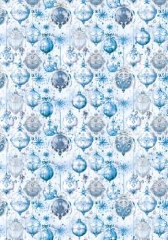 Ciao Bella, Elegance of Blue A4 Vellum Paper Patterns