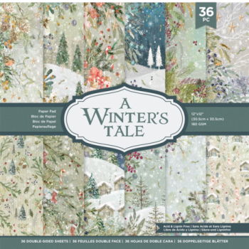 Crafters Companion, A Winter’s Tale 12x12 Inch Paper Pad