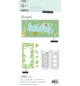 CraftLab • Slimline Tropical leaves Friendz nr.387