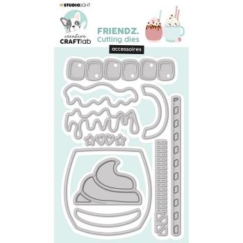 Studio Light • Cutting Die Friendz Choco Accessoires