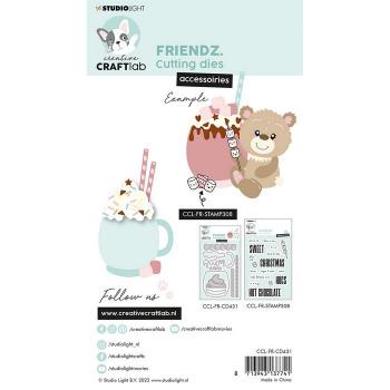 Studio Light • Cutting Die Friendz Choco Accessoires