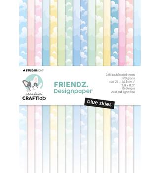 CraftLab • Paperpad Blue skies Friendz nr.126