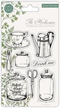 Craft Consortium The Herbarium Clear Stamps Utensils