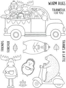 Creative Expressions, Jane's Doodles Clear Stamp Set Warm Hugs