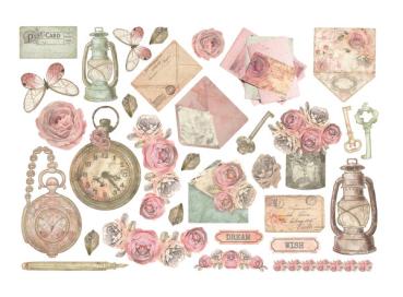 Stamperia, Shabby Rose Ephemera