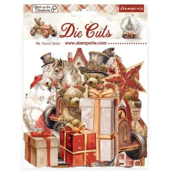 Stamperia, Gear up for Christmas Die Cuts Assorted