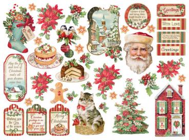 Stamperia, Classic Christmas Die Cuts