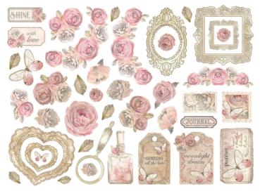 Stamperia, Shabby Rose Die Cuts Assorted