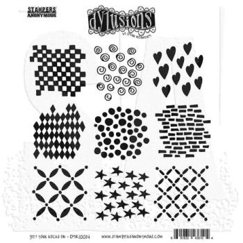 Stampers Anonymous, Get Your Rocks On Dylusions Cling Stamps