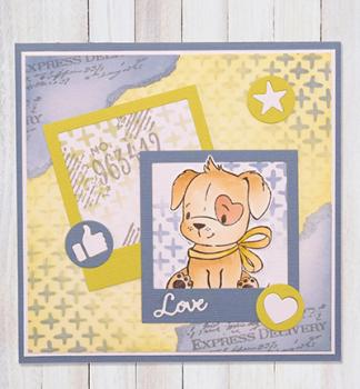 Nellie's Choice, 3D Embossing Folder Plus Signs