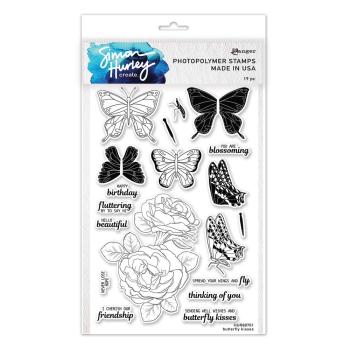 Ranger, Simon Hurley create. Photopolymer Stamps Butterfly Kisses