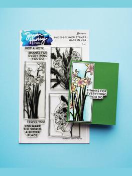 Ranger, Simon Hurley create. Photopolymer Stamps Framed Florals