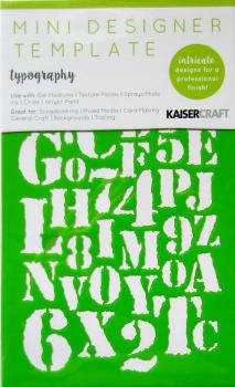 Kaisercraft, Mini Designer Template Typography