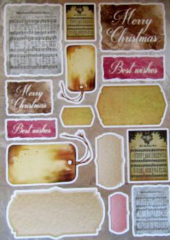 Studiolight • Paper Pad Romantic Christmas Essentials nr.201