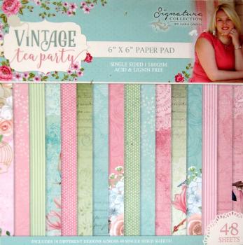 Crafters Companion, Paper Pad Vintage Tea Party