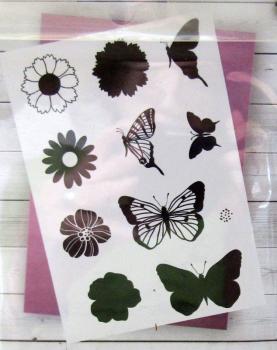 Crafters Companion, Stamp Butterflies and Blooms