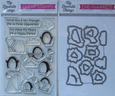 My Favorite Things, Bundle Polar Opposites Clear Stamps & Dies