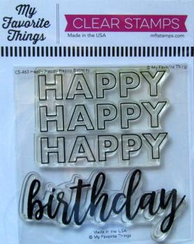 My Favorite Things, Happy, happy, happy Birthday Clear Stamps