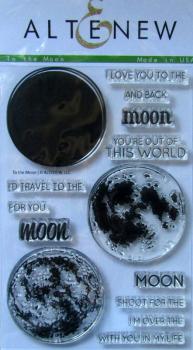 Altenew, Clear Stamps To the Moon