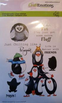 CraftEmotions, Stamps Penguin 1