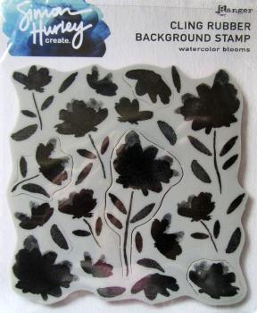 Ranger, Simon Hurley create. Background Stamp Watercolor Blooms