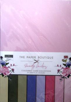 The Paper Boutique, Coloured Card Collection Serenty Gardens