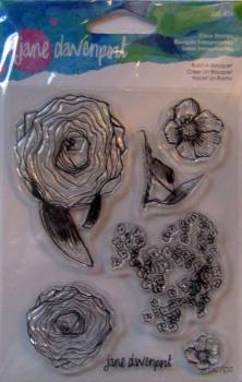 Spellbinders, Jane Davenport Build a Bouquet Clear Stamps