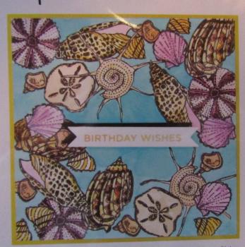 Spellbinders, Jane Davenport She Sells Sea Shells Clear Stamps