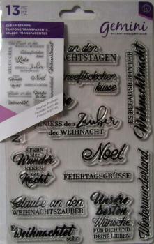 Crafters Companion, Stamp Festive Phrases