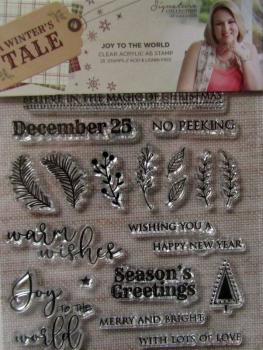 Crafters Companion, Stamp Joy to the World