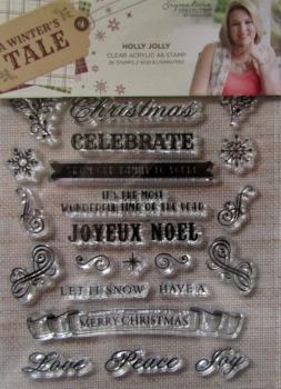 Crafters Companion, Stamp Holly Jolly