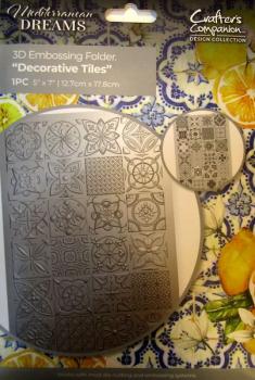 Crafters Companion, 3D Embossingfolder Decorative Tiles