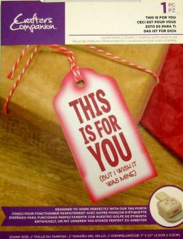 Crafters Companion, Stamp This is for you