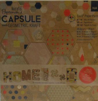 Papermania, Paper Pack Capsule Geometric Kraft