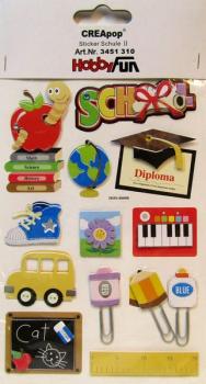 HobbyFun, 3D Sticker School - Schule 2