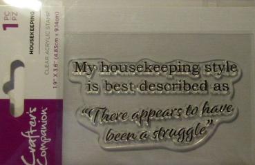 Crafters Companion, Stamp Housekeeping