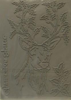 Crafters Companion, Unmounted Rubber Stamp Festive Stag