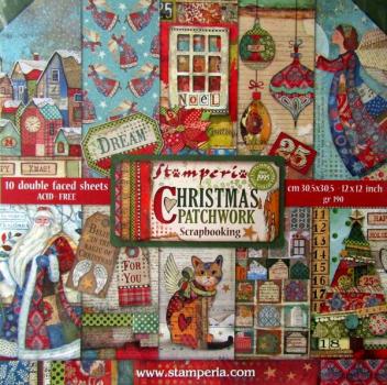 Stamperia, Christmas Patchwork, Scrapbooking